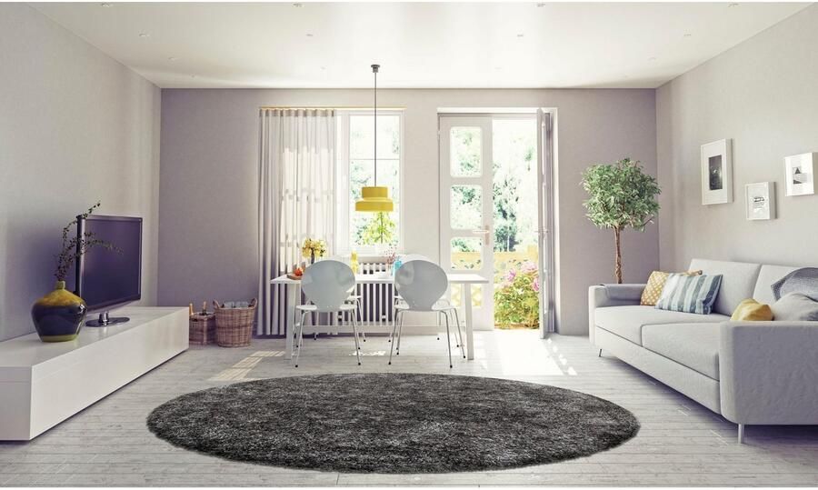 Kayoom Hoogpolig vloerkleed Diamond 700 zachte microvezel lange pool shaggy mêlee woonkamer - Foto 7