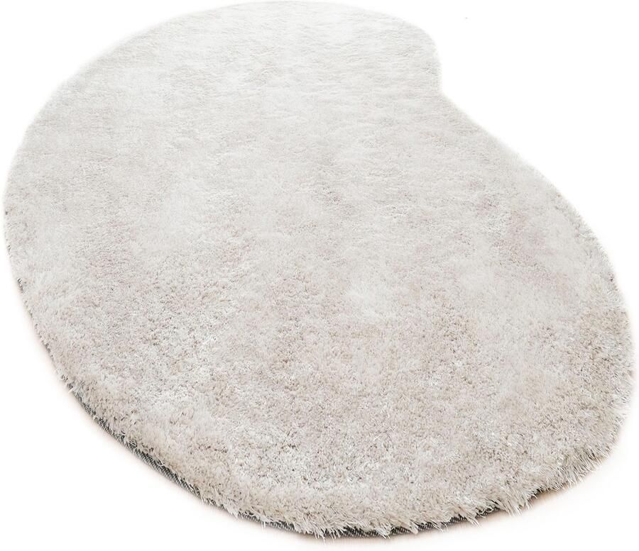 Bruno Banani Hoogpolig vloerkleed Dana Bean shape bijzondere vorm zacht microvezel tapijten - Foto 9