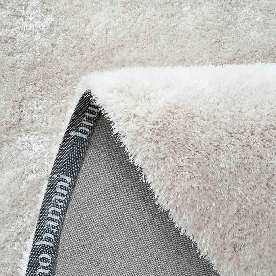 Bruno Banani Hoogpolig vloerkleed Dana Bean shape bijzondere vorm zacht microvezel tapijten - Foto 3