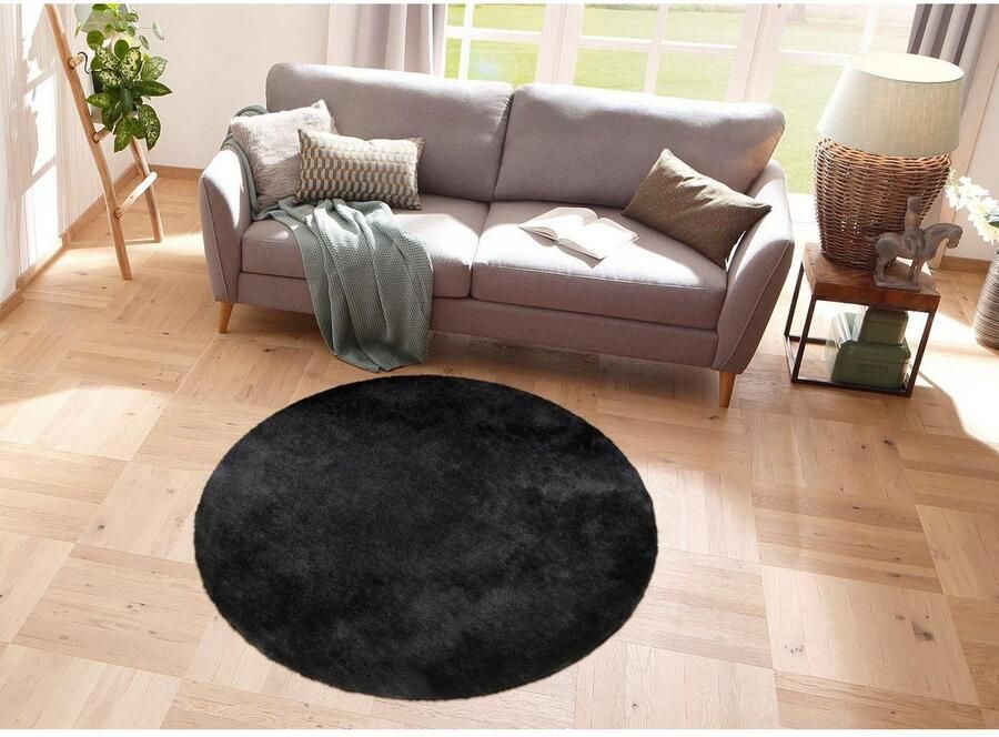 Bruno Banani Hoogpolig vloerkleed Dana tapijt klantenfavoriet unikleur microvezel vloerkleden woonkamer slaapkamer eetkamer - Foto 6