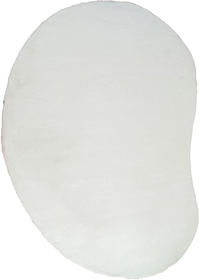 Bruno Banani Hoogpolig vloerkleed Rabbit 2 Bean kunstbont tapijt modern bijzondere vorm Konijnenbont-grip microvezel woonkamer slaapkamer eetkamer - Foto 13