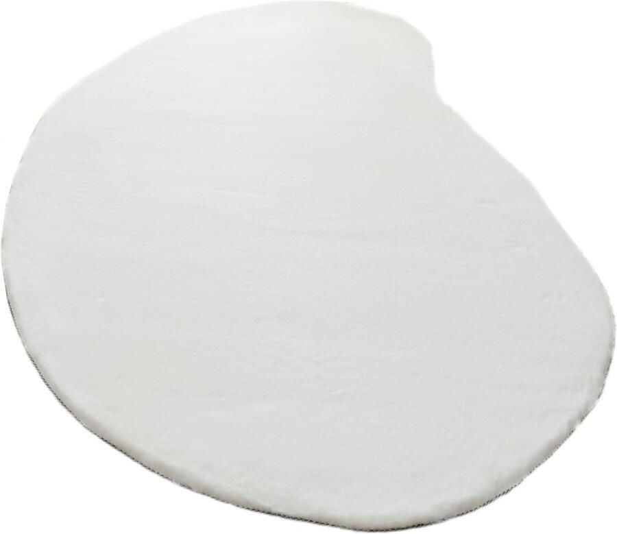 Bruno Banani Hoogpolig vloerkleed Rabbit 2 Bean kunstbont tapijt modern bijzondere vorm Konijnenbont-grip microvezel woonkamer slaapkamer eetkamer - Foto 11