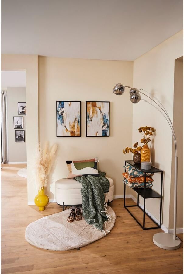 Bruno Banani Hoogpolig vloerkleed Rabbit 2 Bean kunstbont tapijt modern bijzondere vorm Konijnenbont-grip microvezel woonkamer slaapkamer eetkamer - Foto 15