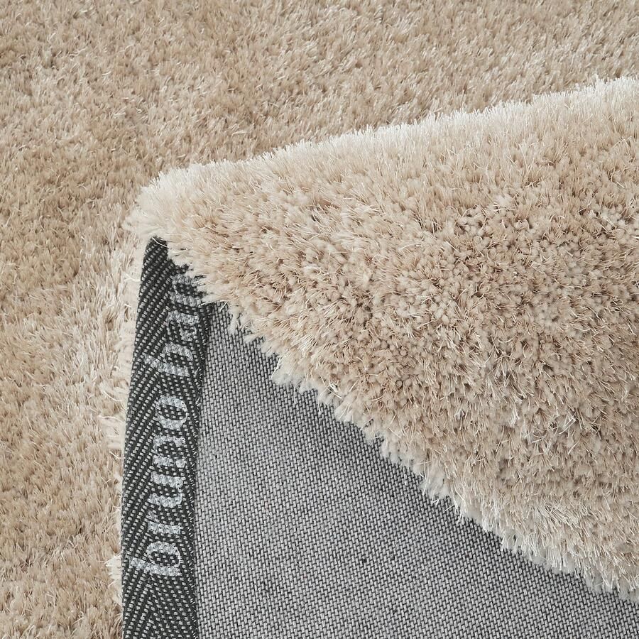 Bruno Banani Set slaapkamerkleedjes met hoge pool Dana tapijt klantenfavoriet unikleur microvezel gemakkelijk in onderhoud slaapkamerkleed slaapkamer - Foto 2