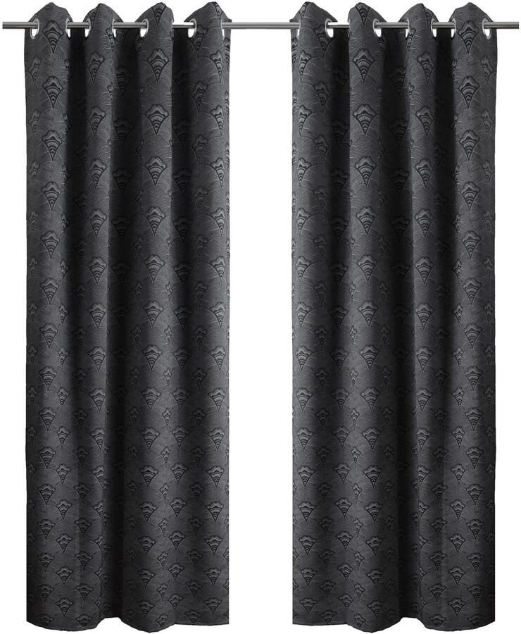 Bruno Banani Verduisteringsgordijn ALESSIO Elegante patroon jacquard verduisterend gordijn ondoorzichtig modern (1 stuk) - Foto 7