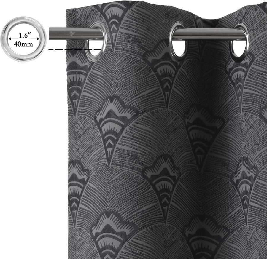 Bruno Banani Verduisteringsgordijn ALESSIO Elegante patroon jacquard verduisterend gordijn ondoorzichtig modern (1 stuk) - Foto 4