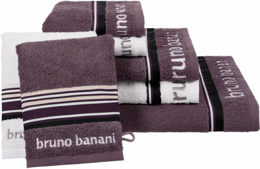 Bruno Banani Handdoekenset Maja 1 badlaken 2 handdoeken 2 gastendoeken 2 washandjes (set 7-delig) - Foto 1