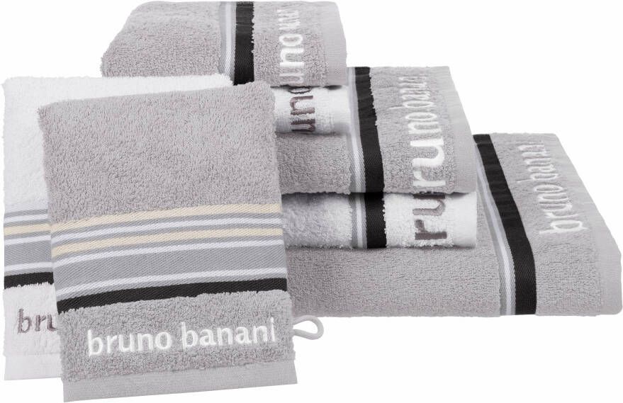Bruno Banani Handdoekenset Maja 1 badlaken 2 handdoeken 2 gastendoeken 2 washandjes (set 7-delig) - Foto 2