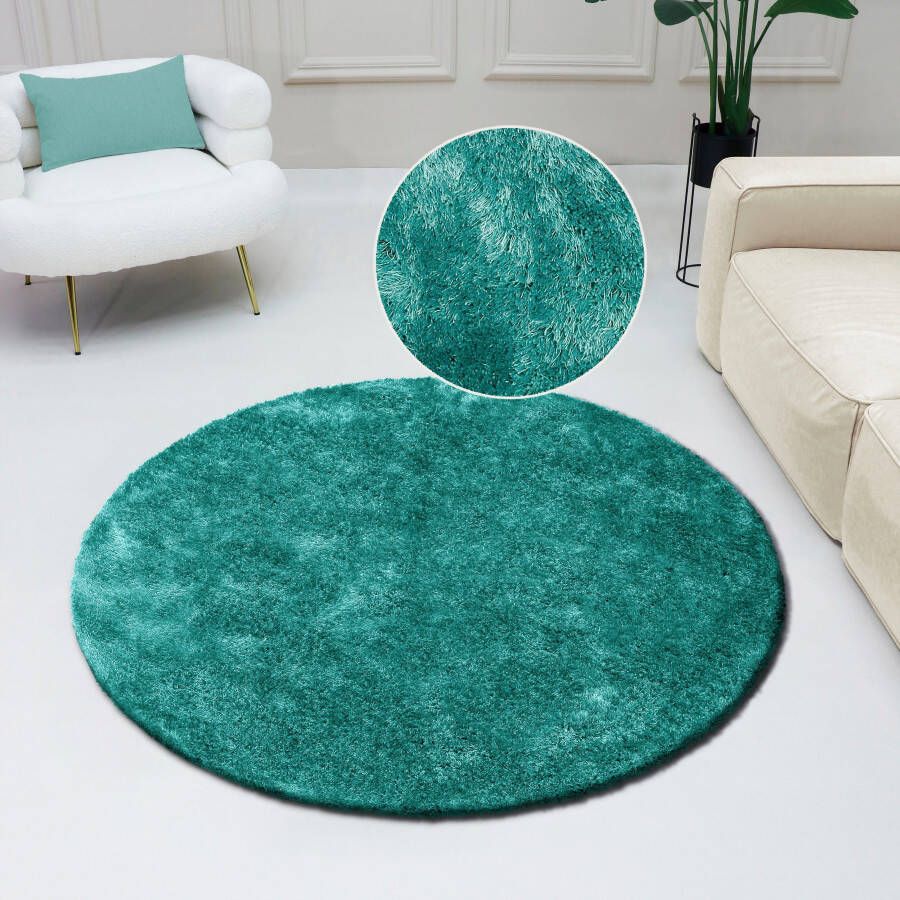 Bruno Banani Hoogpolig vloerkleed Dana tapijt klantenfavoriet unikleur microvezel vloerkleden woonkamer slaapkamer eetkamer - Foto 10