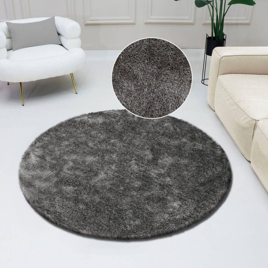 Bruno Banani Hoogpolig vloerkleed Dana tapijt klantenfavoriet unikleur microvezel vloerkleden woonkamer slaapkamer eetkamer - Foto 10