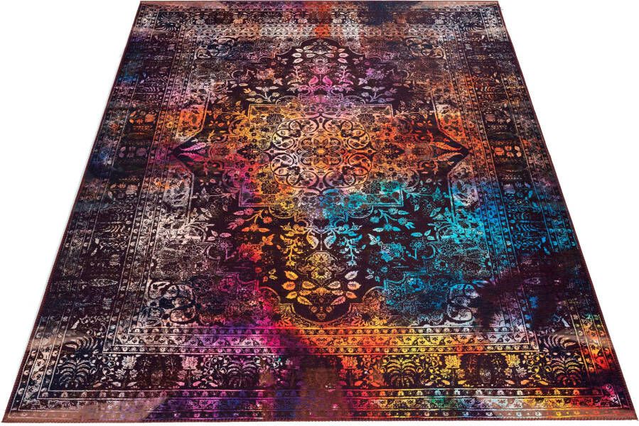 Bruno Banani Vloerkleed Emery Vintage-design oriënt-decor met randdessin korte pool - Foto 6