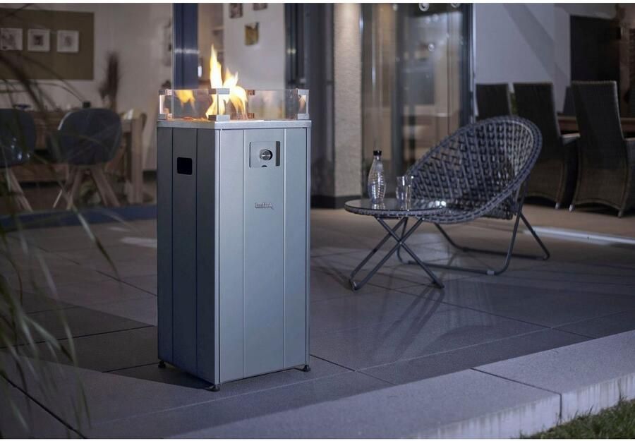 Buschbeck Vuurkorf Loungevuur Malta BxLxH: 38x38x91 cm voor 11 kg gasflessen - Foto 7