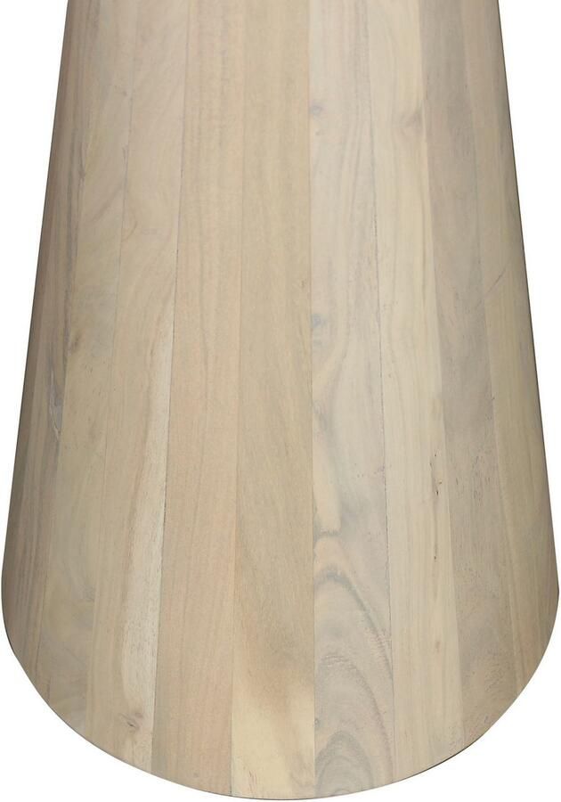 ByLIVING Bijzettafel Kegel uit massief hout in zwart of white wash verschillende maten - Foto 6