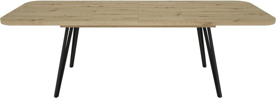 ByLIVING Coulissetafel LIFE met synchronisatie-uitvoering uitschuifbaar van 160 naar 240 cm artisan eik (1 stuk) - Foto 7
