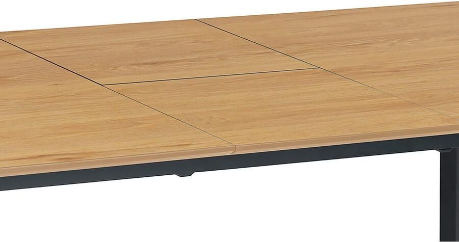 ByLIVING Eettafel Oklahoma met uitschuifbaar 160-200 cm met zwitserse rand hpl-coating - Foto 6