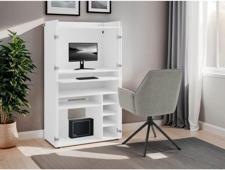 ByLIVING Secretaire Janne ruimtebesparende werkoplossing voor de woonruimte met veel bergruimte - Foto 3
