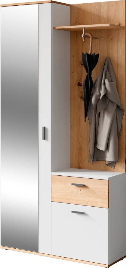 INOSIGN Compact kapstokmeubel Jakob met grote spiegel en planchet breedte 97 cm - Foto 5