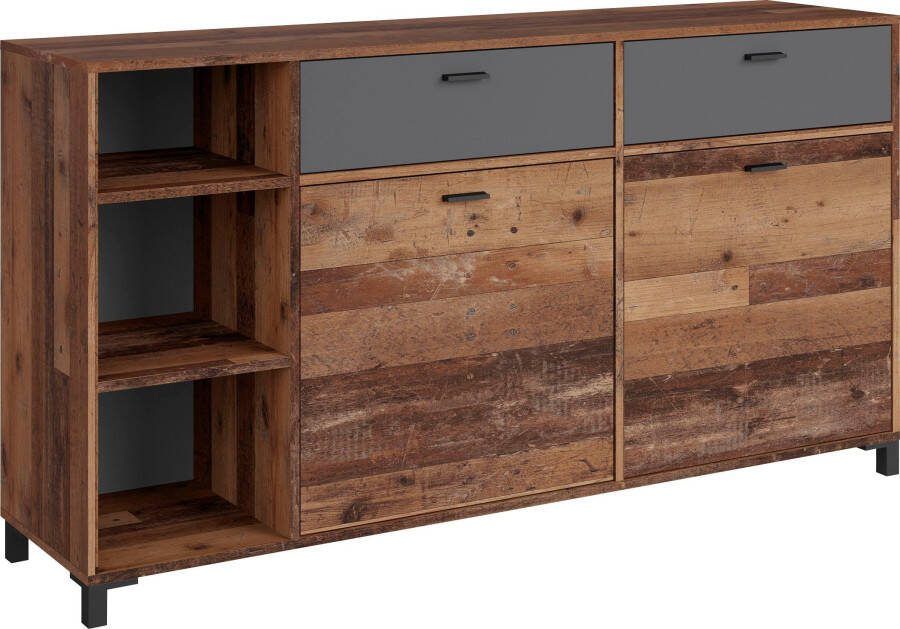 INOSIGN Dressoir Jackson Breedte 160 cm met open rek