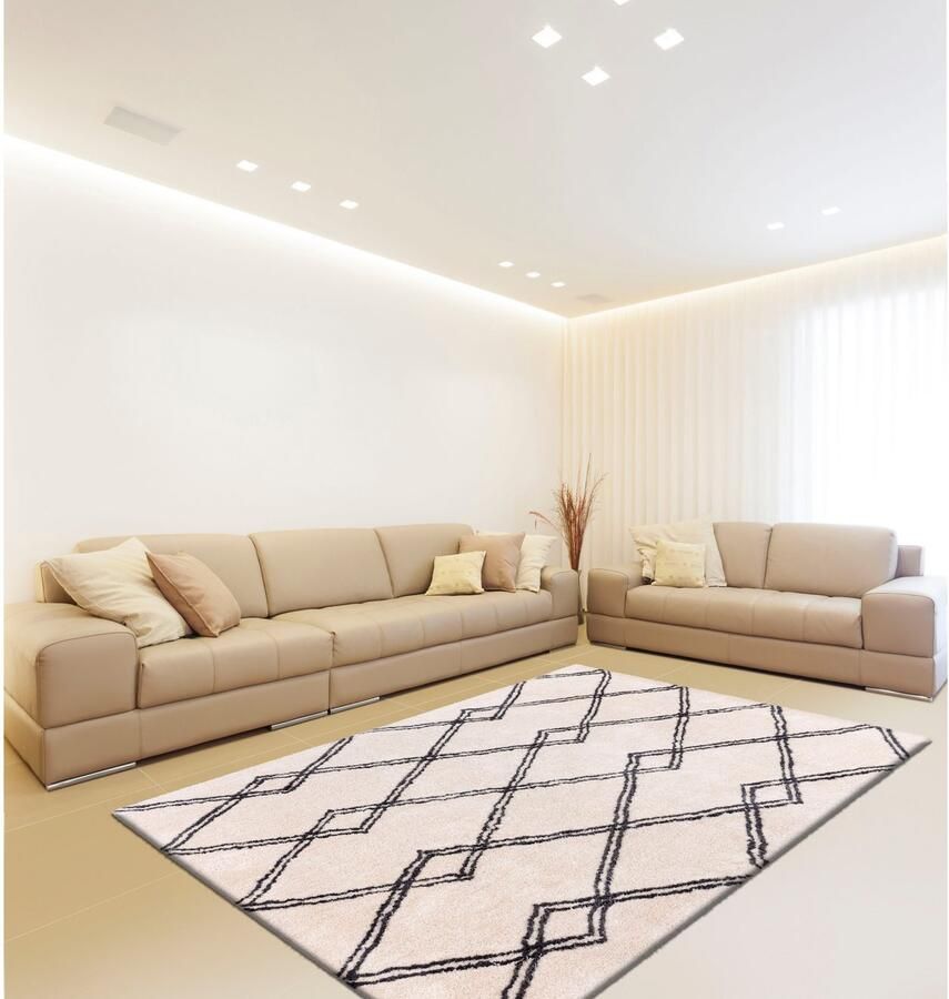 Me gusta Vloerkleed Orlando 125 Zachte hoogpolige tapijt subtiel ontworpen geschikt voor vloerverwarming - Foto 2