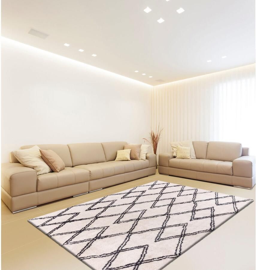 Me gusta Vloerkleed Orlando 325 Zachte hoogpolige tapijt subtiel ontworpen geschikt voor vloerverwarming - Foto 2