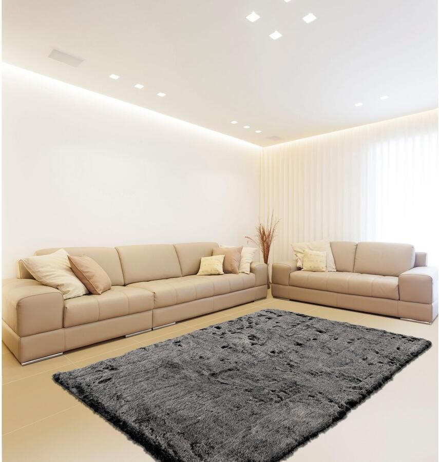 Me gusta Vloerkleed Tender 125 Knuffelige & gezellige vloerkleed UNI-kleuren geschikt voor vloerverwarming - Foto 2