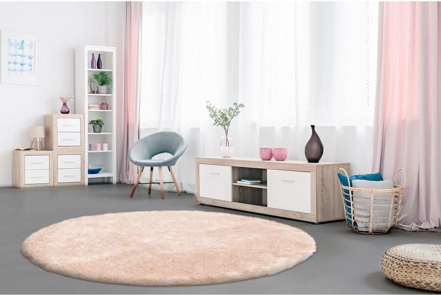 Kayoom Hoogpolig vloerkleed Diamond 700 zachte microvezel lange pool shaggy mêlee woonkamer