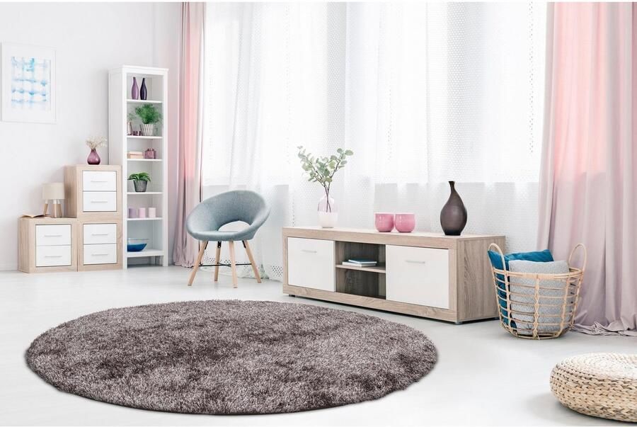 Kayoom Hoogpolig vloerkleed Diamond 700 zachte microvezel lange pool shaggy mêlee woonkamer - Foto 5