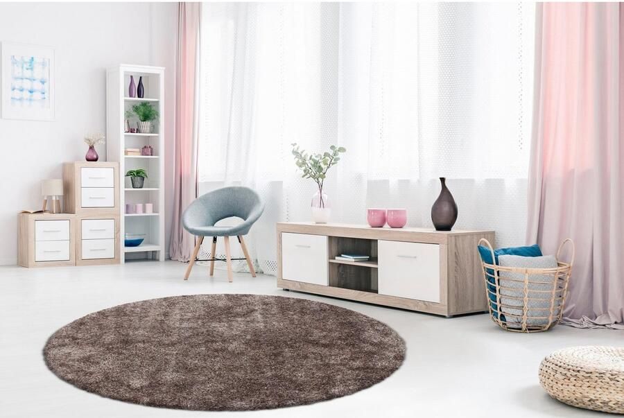 Kayoom Hoogpolig vloerkleed Diamond 700 zachte microvezel lange pool shaggy mêlee woonkamer - Foto 6