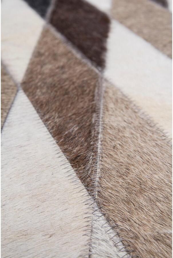 Kayoom Vachtvloerkleed Lavish 510 Patchwork echt leer bont woonkamer - Foto 2