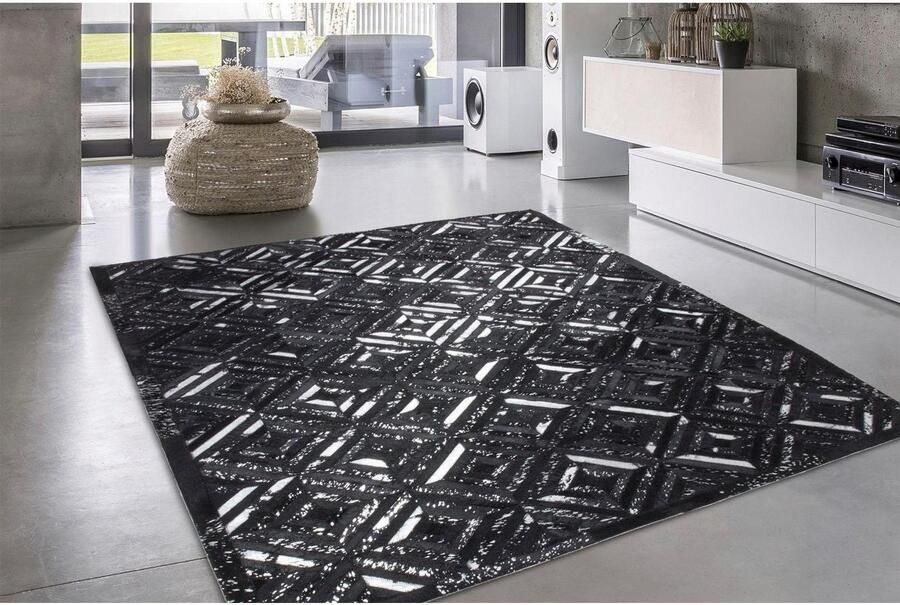 Calo-deluxe Vachtvloerkleed Scarllet 410 echte runderhuid woonkamer - Foto 2