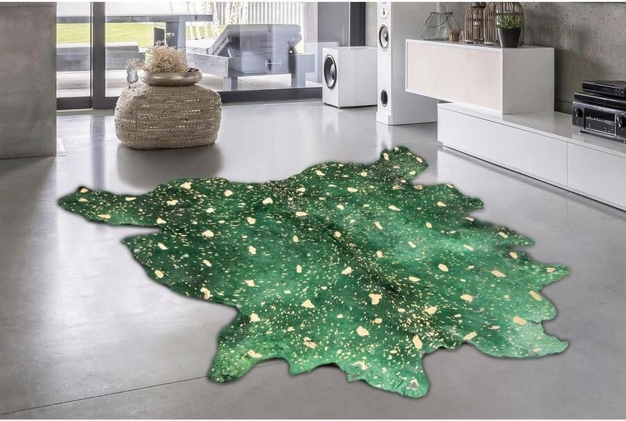 Kayoom Vloerkleed Fly 110 van rundleer stijlvolle luxe accenten geschikt voor vloerverwarming - Foto 5