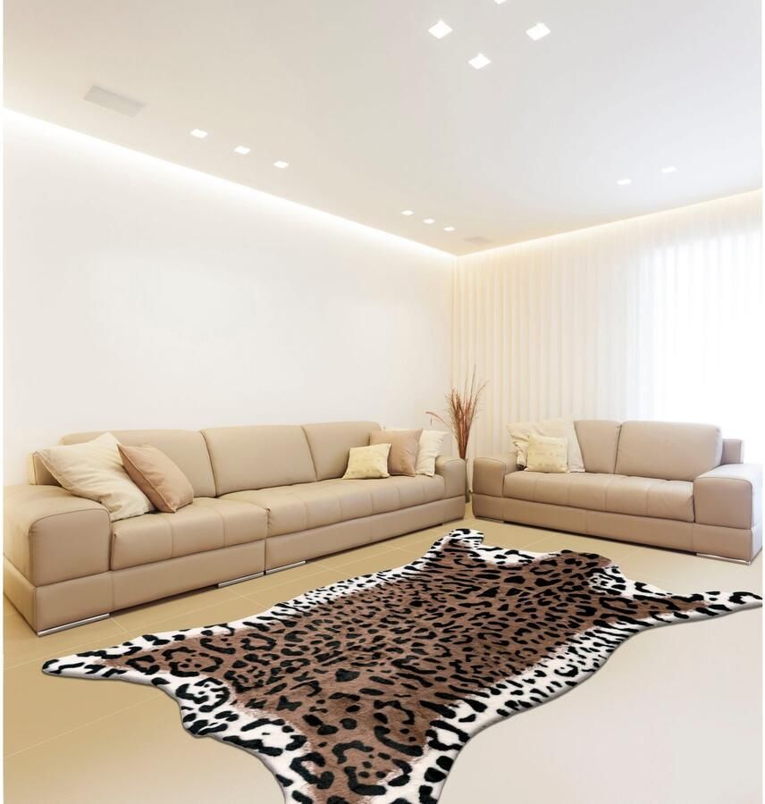 Me gusta Vloerkleed Desert 325 Kunstbont tapijt gezellige zachte pool rug in suede-look