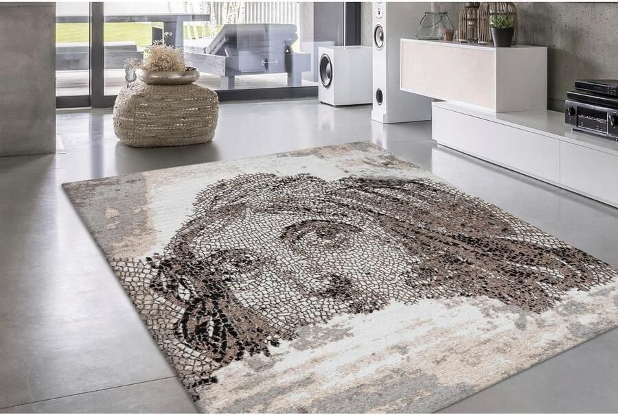 ARTE ESPINA Vloerkleed Iglesia 200 Jacquard tapijt subtiele kleurkeuze rug van 100% katoen - Foto 8
