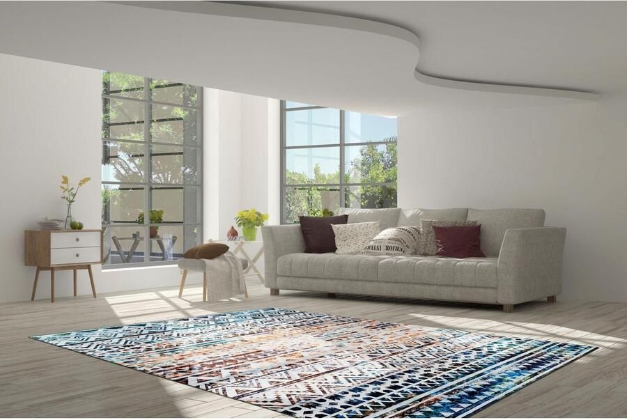 Calo-deluxe Vloerkleed Castor 689 Korte pool woonkamer - Foto 6