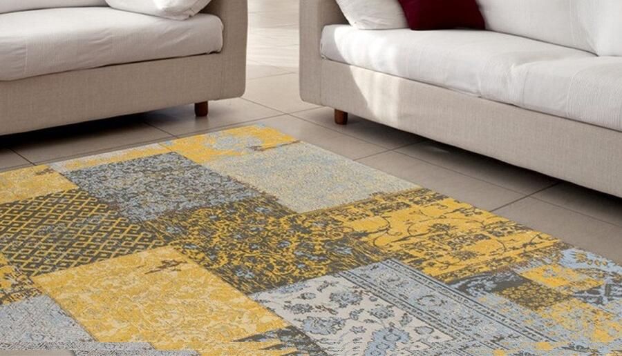 Kayoom Vloerkleed Symphony 160 Platweefsel puur katoen woonkamer - Foto 7