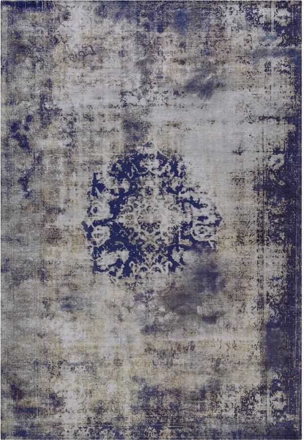 My home Vloerkleed Nelio Vintage-design used look korte pool vloerkleed met randdessin - Foto 3