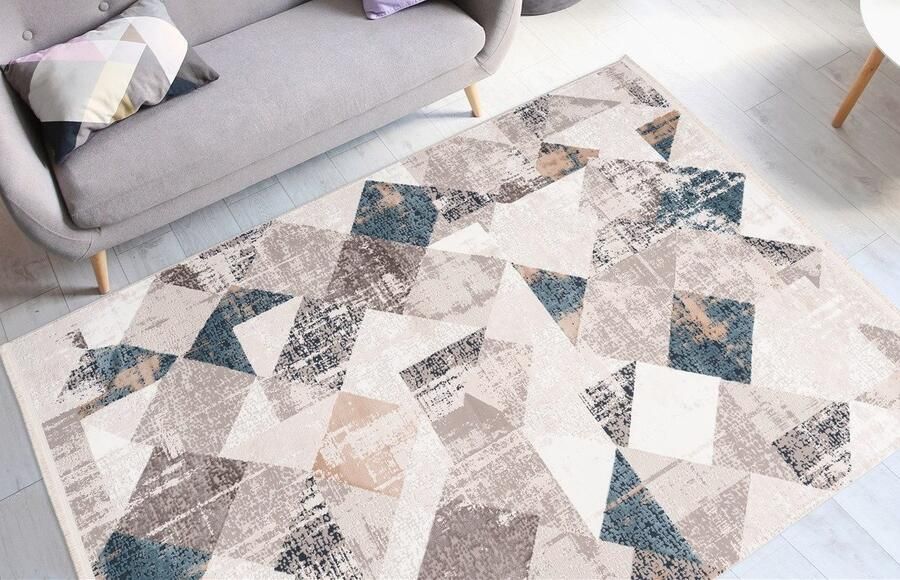 Me gusta Vloerkleed Akropolis 225 vlakke tapijt met katoen achterkant aantrekkelijke vintage-look - Foto 5