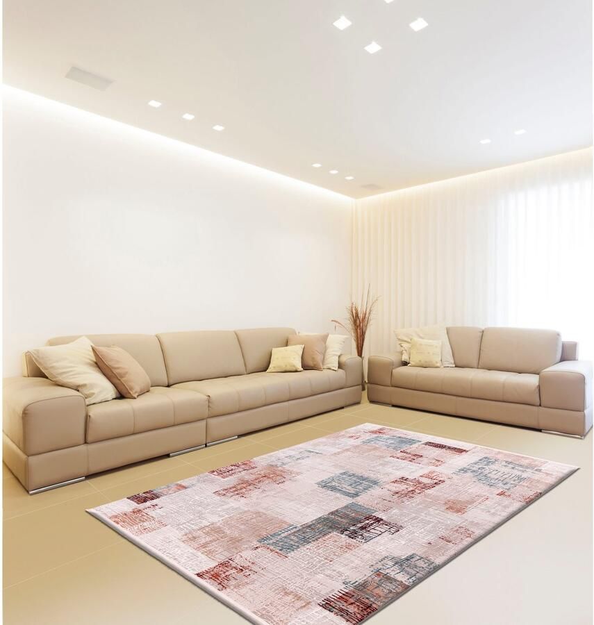 Me gusta Vloerkleed Akropolis 425 vlakke tapijt met katoen achterkant aantrekkelijke vintage-look - Foto 2