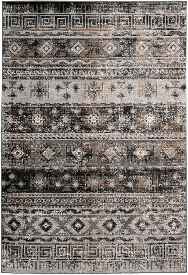 Calo-deluxe Vloerkleed Ruzica-303 Platweefsel vintage-design woonkamer