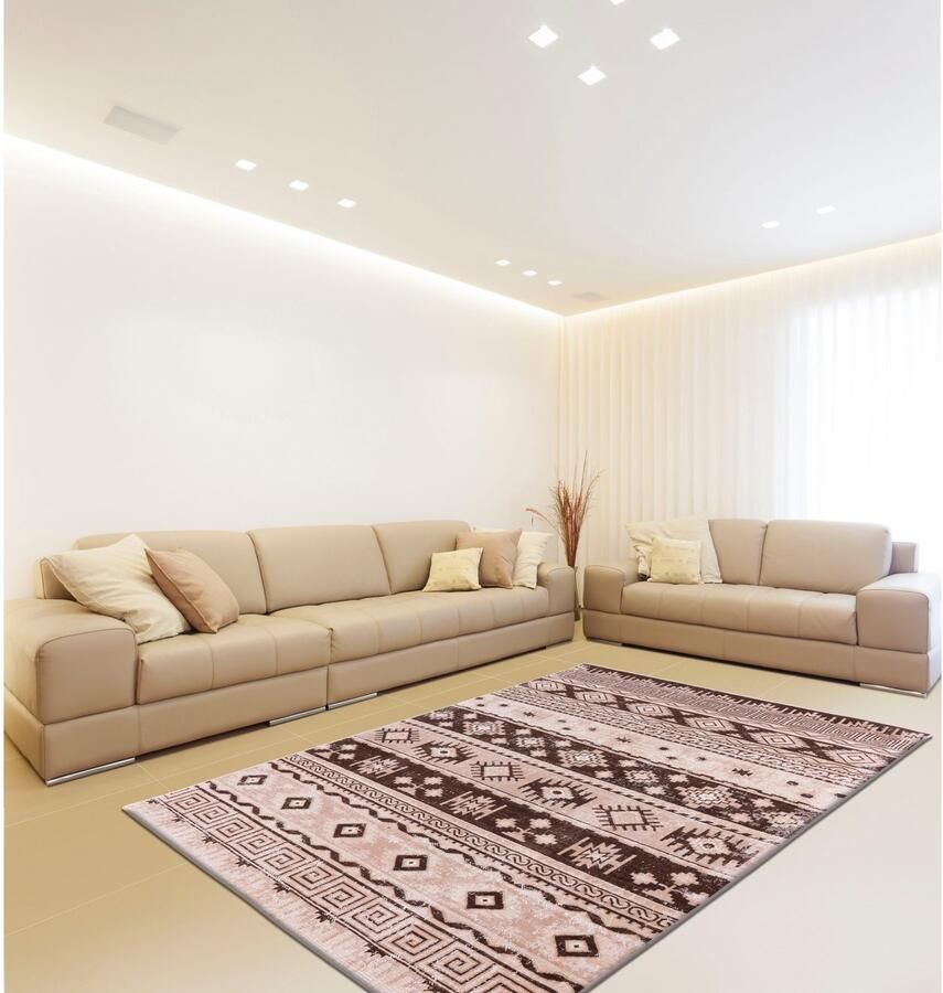 Calo-deluxe Vloerkleed Ruzica-303 Platweefsel vintage-design woonkamer - Foto 3