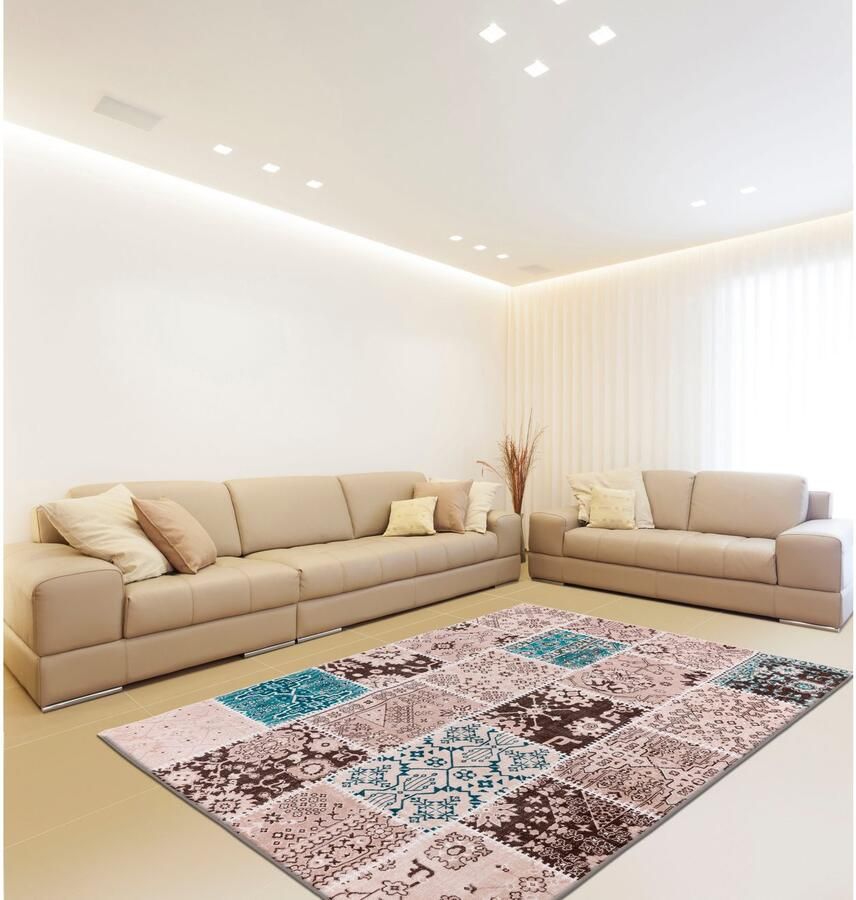 Calo-deluxe Vloerkleed Ruzica-404 Platweefsel vintage-design woonkamer - Foto 2