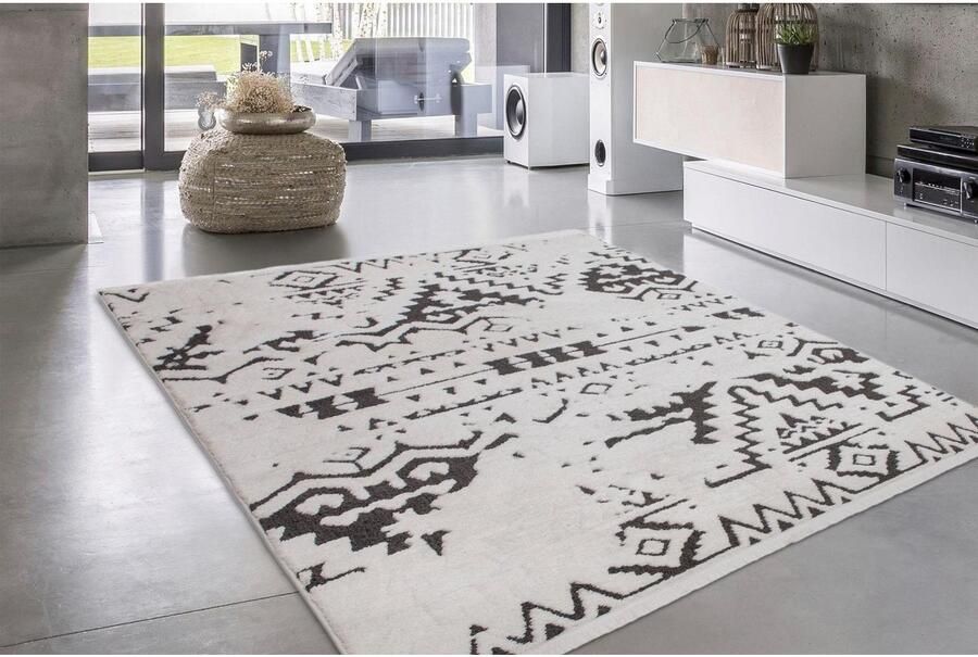 Kayoom Vloerkleed Agadir 110 trendy etno-stijl zoals met de hand geschilderde patronen met franjes - Foto 6