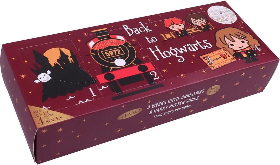 Capelli New York Adventskalender met 4 deurtjes en 4 paar sokken - Foto 6