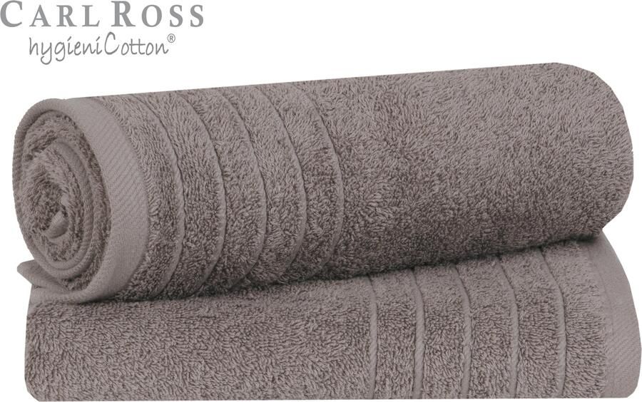 Carl Ross Handdoek HygieniCotton met 2 ophangkoordjes (2 stuks)