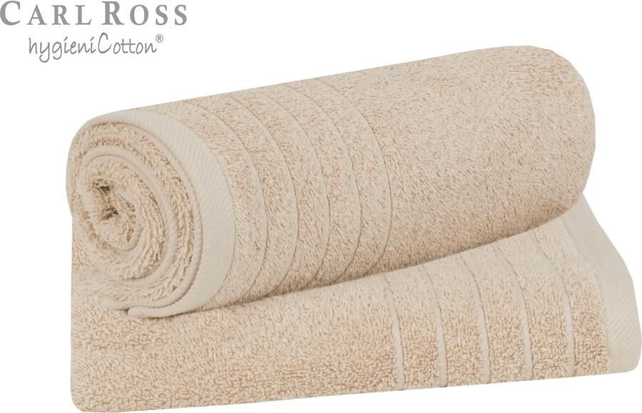Carl Ross Handdoek HygieniCotton met 2 ophangkoordjes (2 stuks)