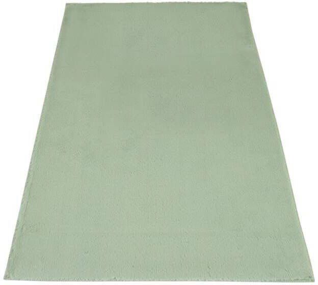Carpet City Badmat Topia Mats badmat uni Hoge pool konijnenvacht-touch polyester badmat wasbaar (1 stuk)