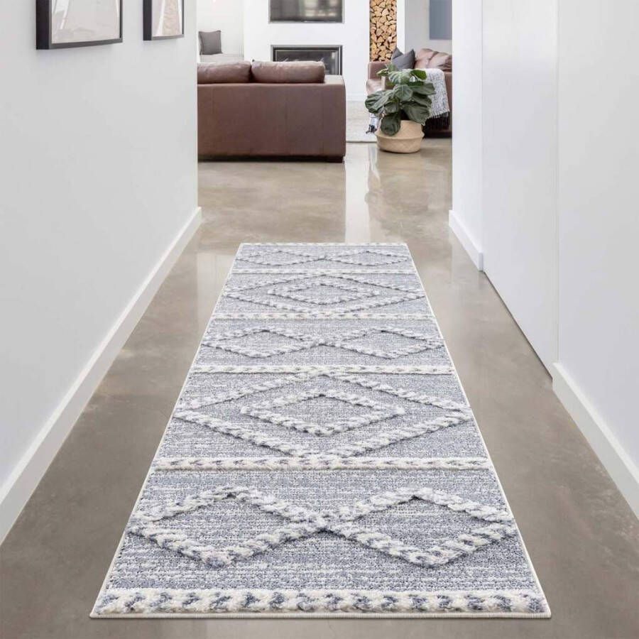 Carpet City Hoogpolige loper Focus Boho-vloerkleed bijzonder zacht 3D-effect - Foto 7