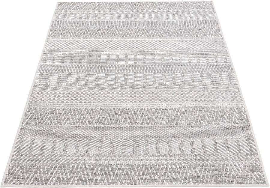 Carpetfine Vloerkleed Boho 100 ook als loper verkrijgbaar robust vlakweefsel sisal look uv-bestendig buitenruimte - Foto 9