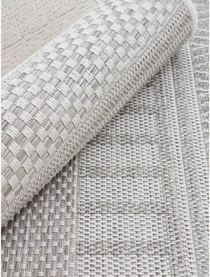 Carpetfine Vloerkleed Boho 100 ook als loper verkrijgbaar robust vlakweefsel sisal look uv-bestendig buitenruimte - Foto 2