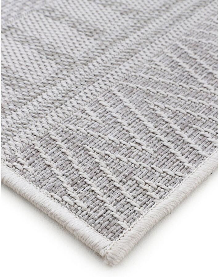 Carpetfine Vloerkleed Boho 100 ook als loper verkrijgbaar robust vlakweefsel sisal look uv-bestendig buitenruimte
